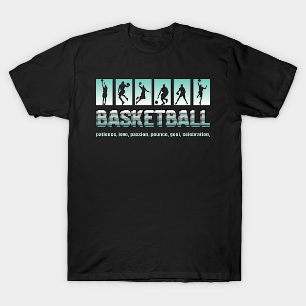 basketball quote T-Shirt by Nubiana